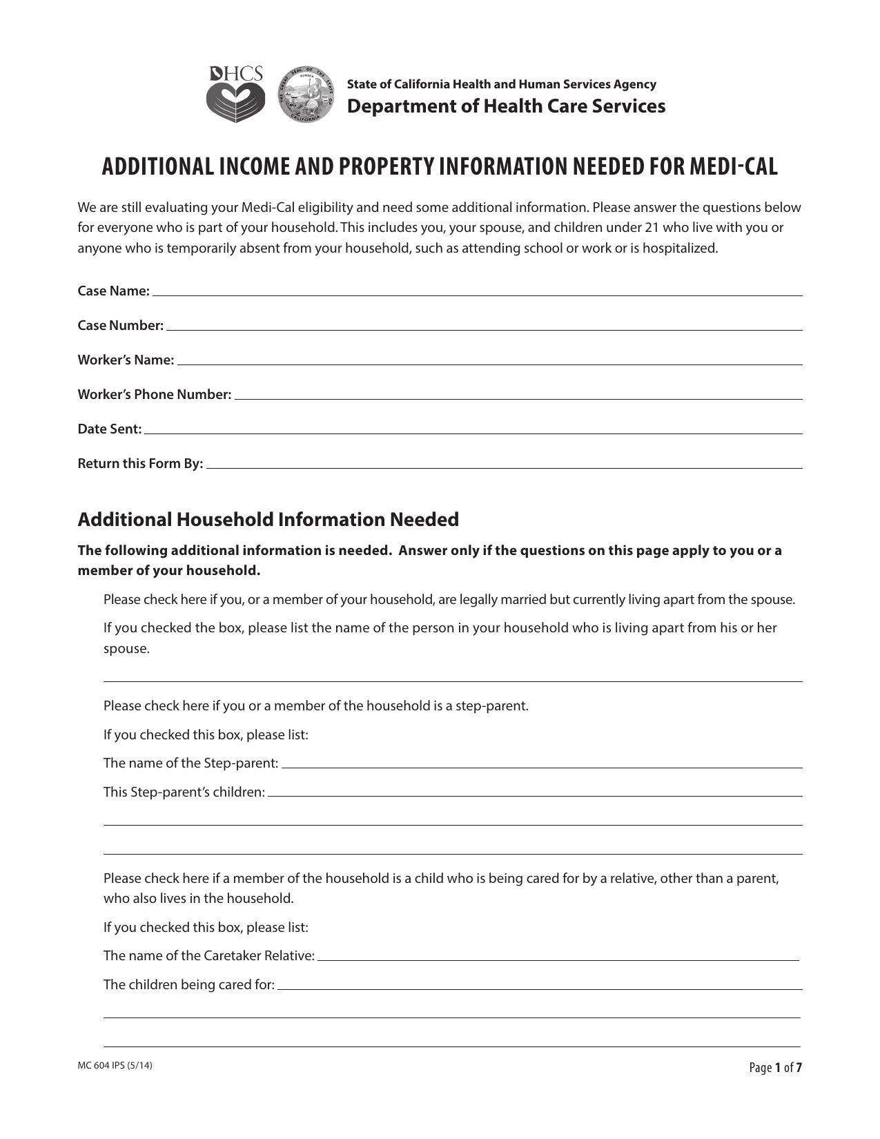 MC 604 IPS Form